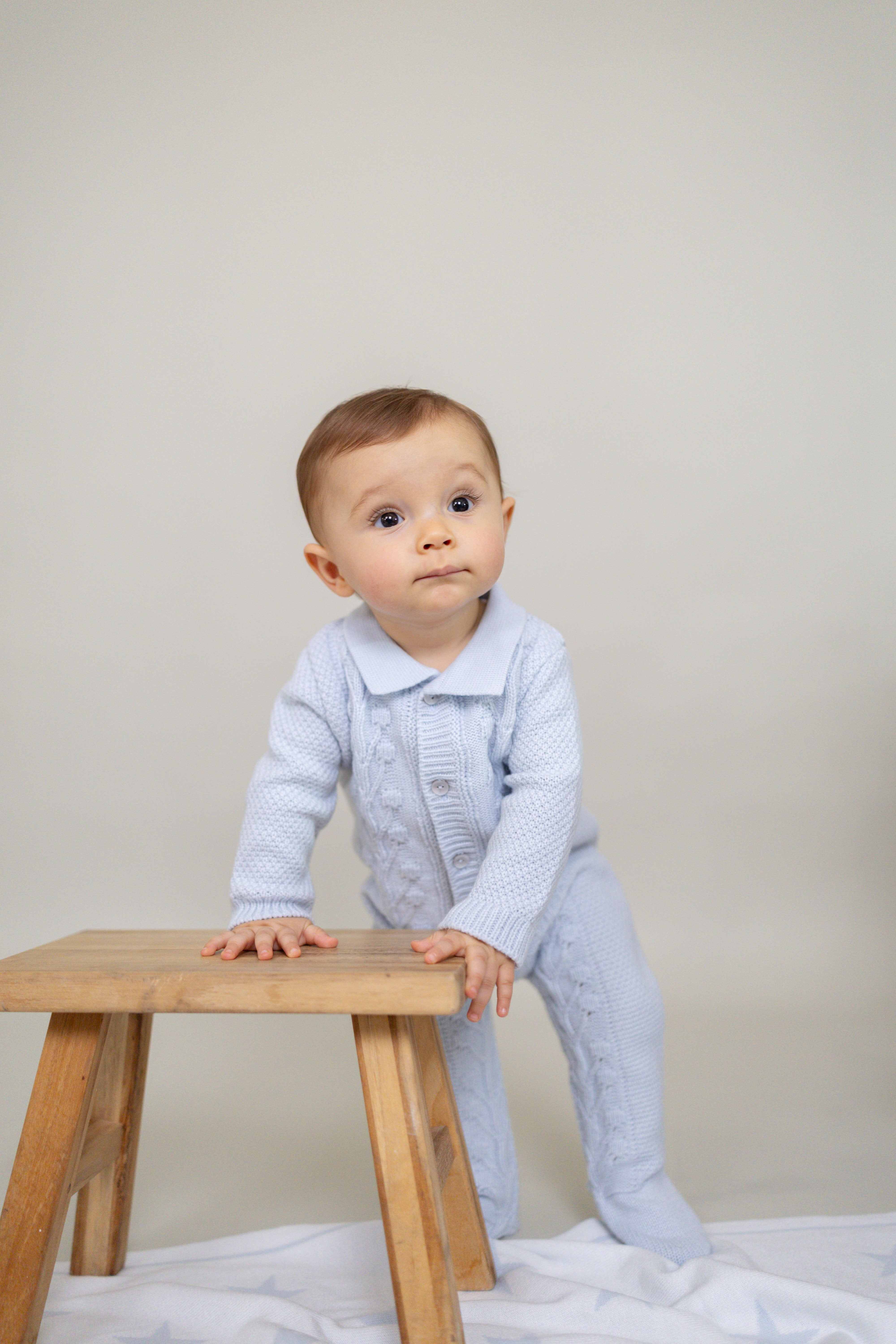 Pelele Tejido Nilo Azul