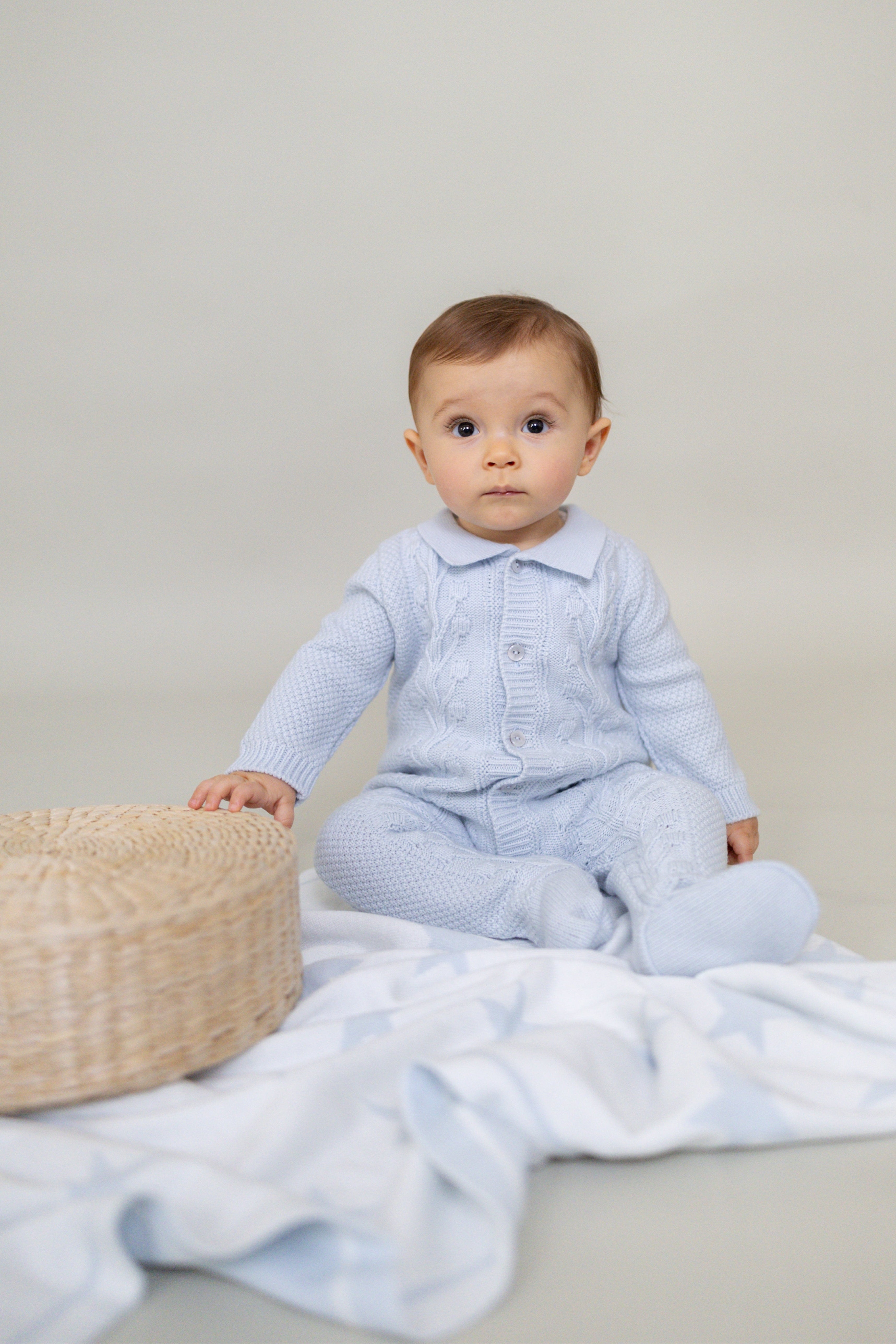 Pelele Tejido Nilo Azul