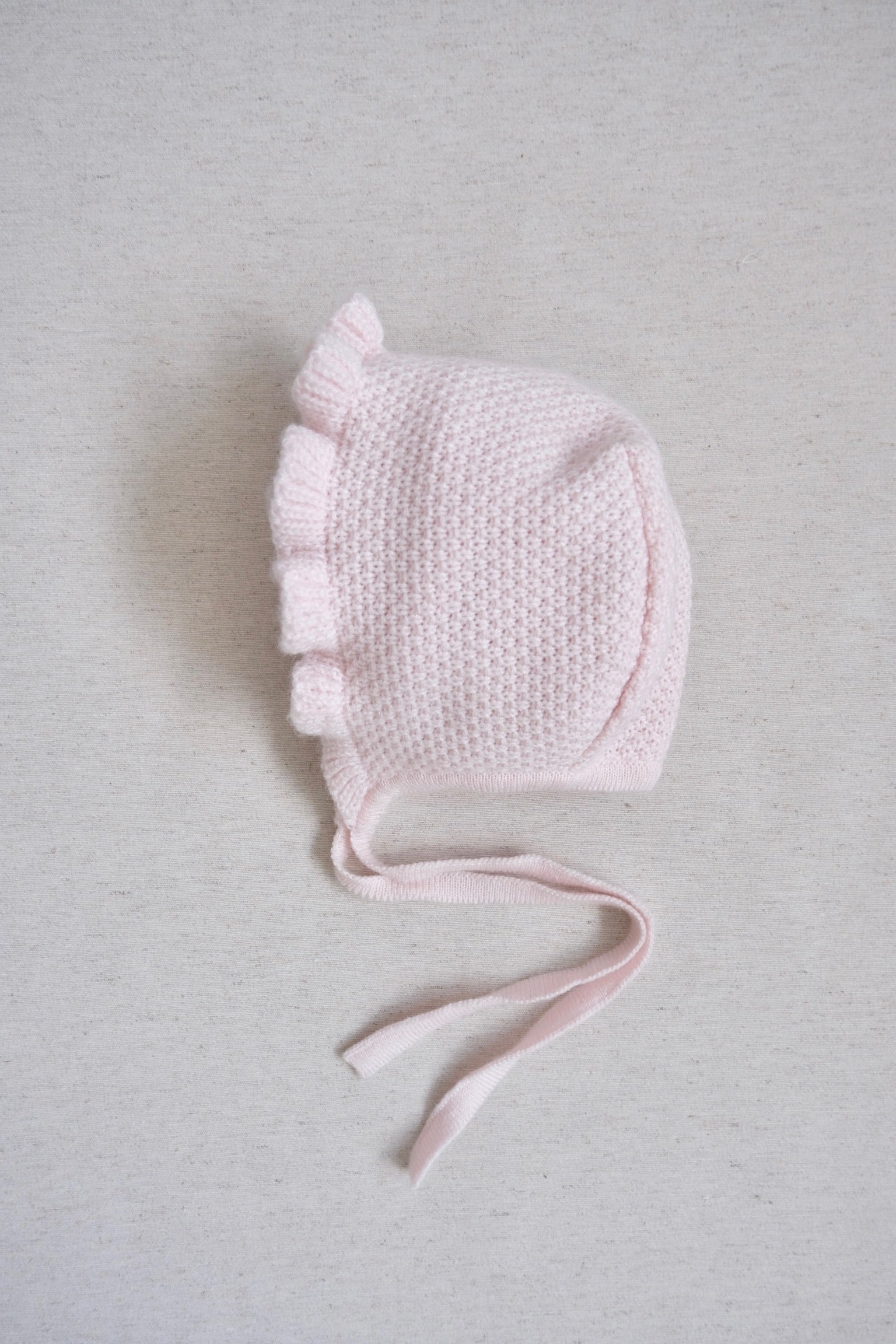 Gorro Tejido Olan Nilo Rosa Bebe