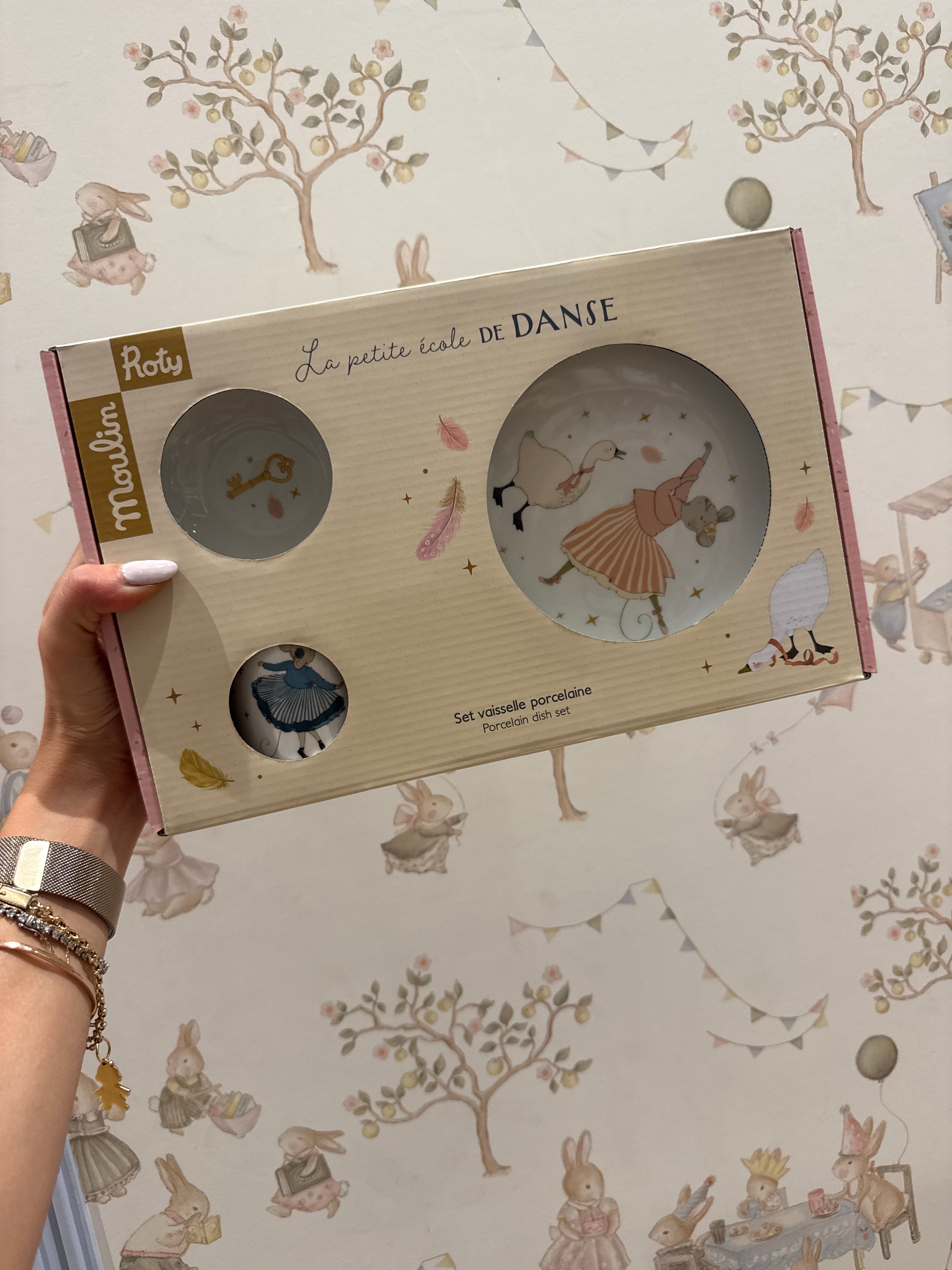 Conjunto vajilla de porcelana PED