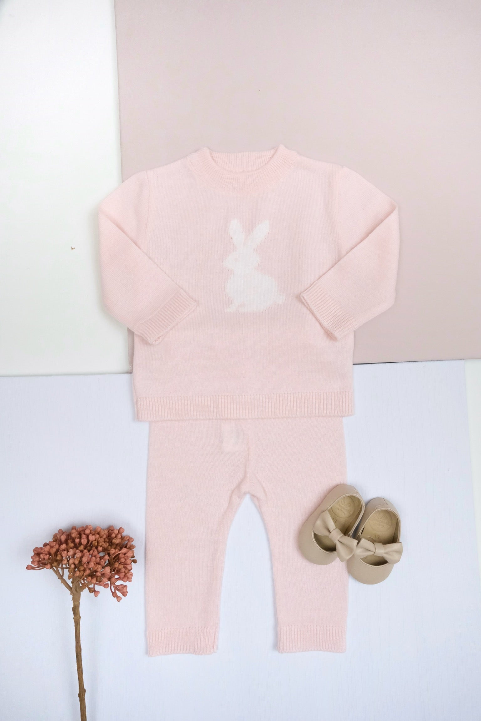 Conjunto Conejo Rosa Bebé