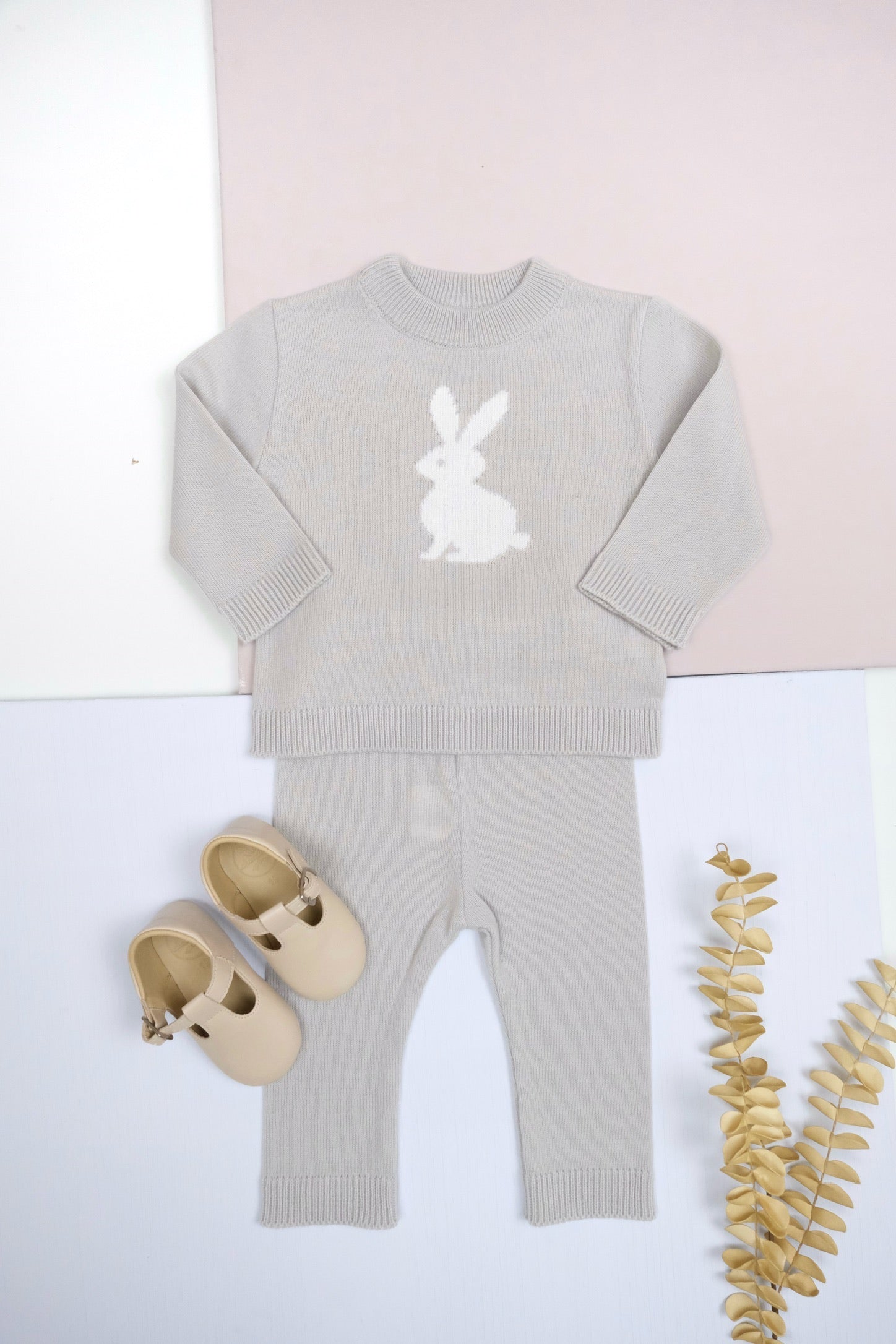 Conjunto Conejo Gris