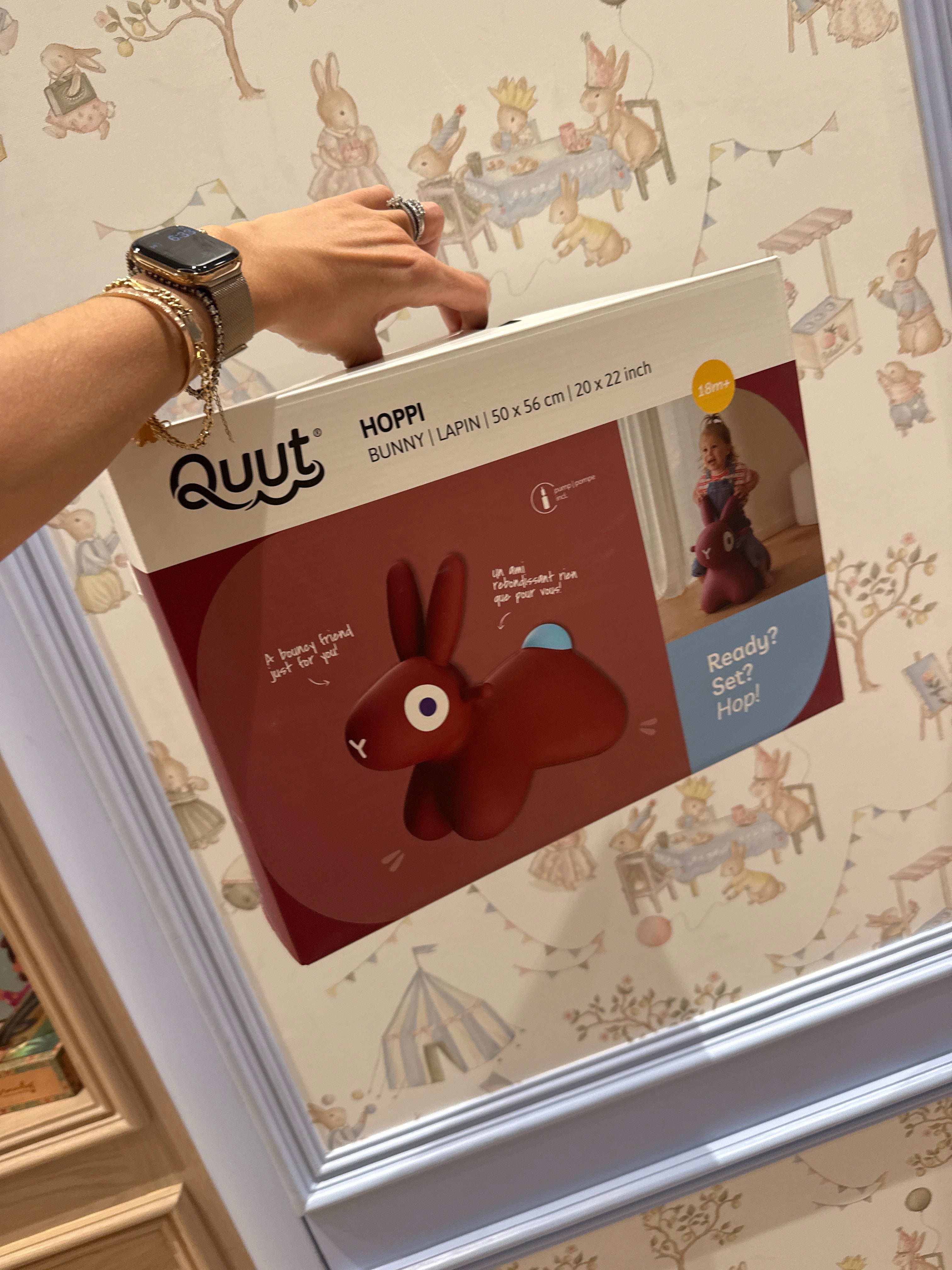 Hoppi Bunny Burgundy