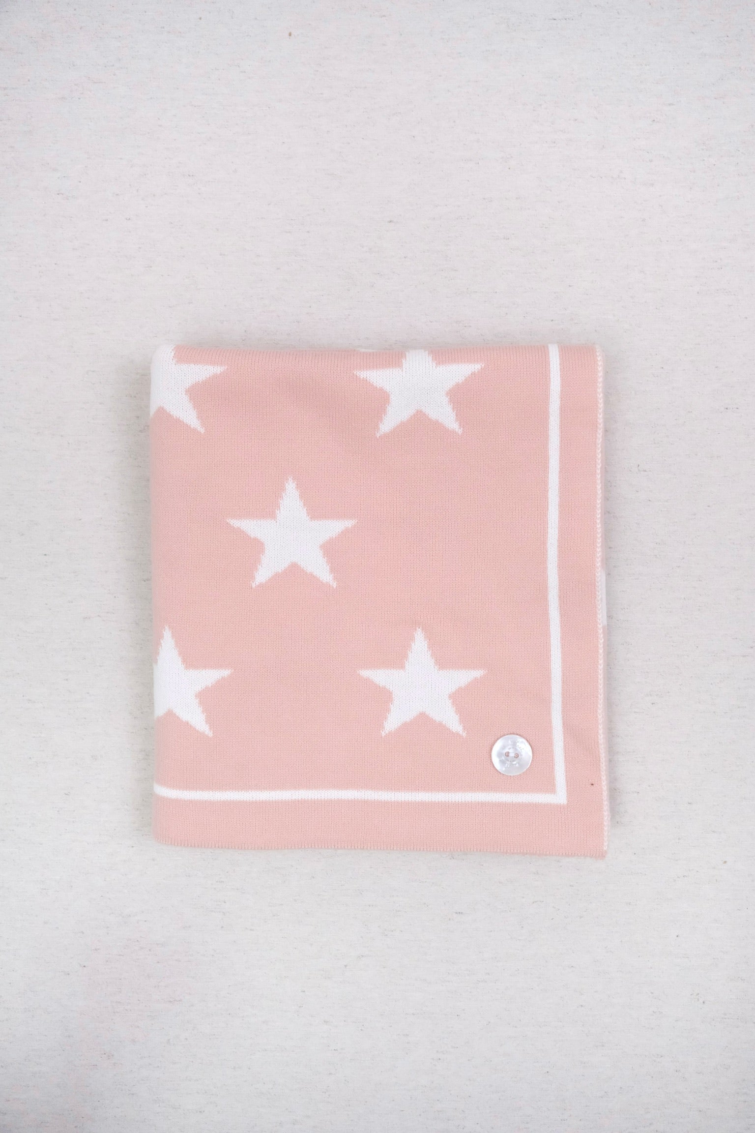Cobija con Estrellas Rosa