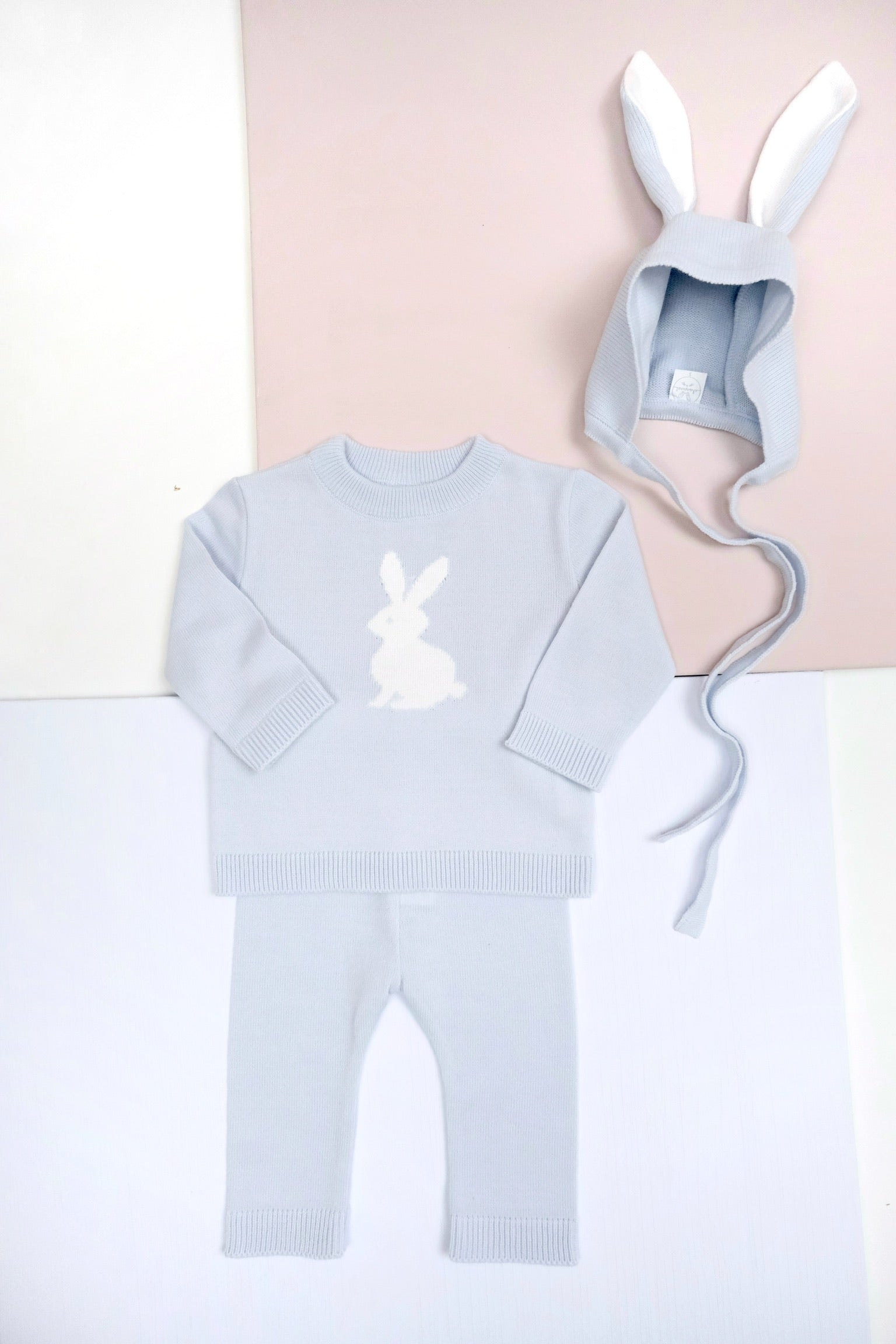 Conjunto Conejo Azul Bebé
