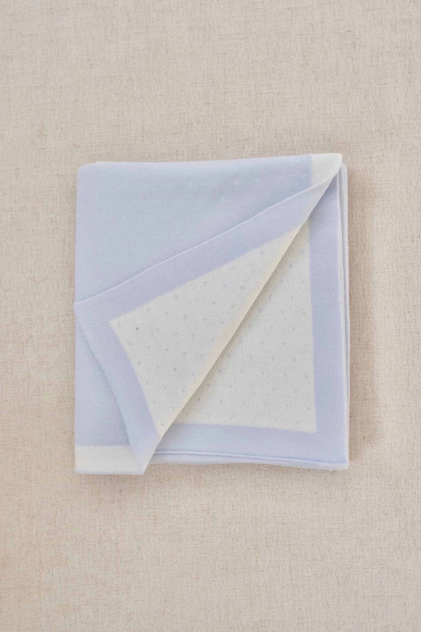 Cobija con Puntos Azul Bebé