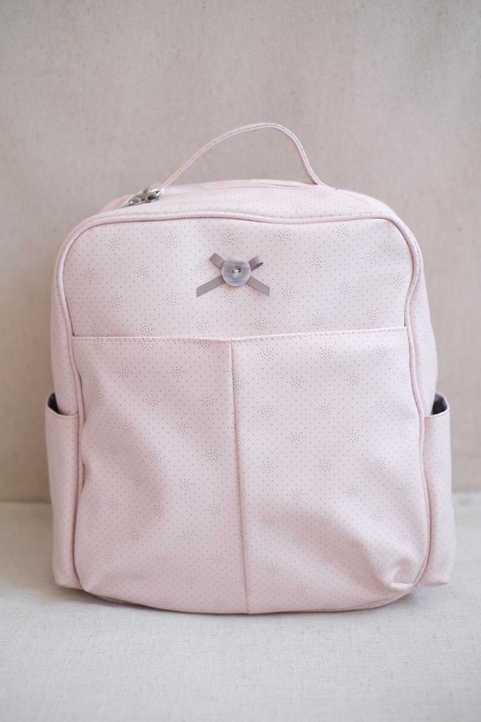 Back Pack Pañalera Vinipiel Rosa